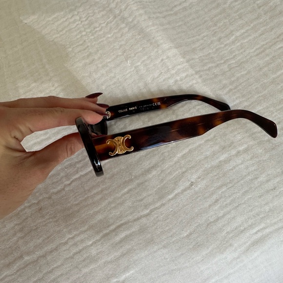 Celine Triomphe 52MM Oval Sunglasses - Picture 3 of 4